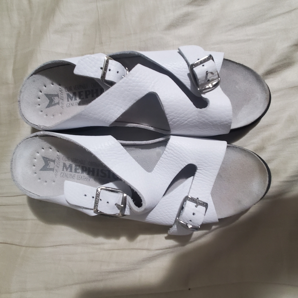 SOLD Mephisto Women's White Sandals